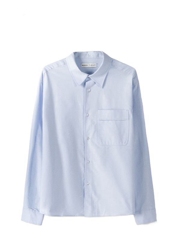 Bershka Bershka Риза  светлосиньо