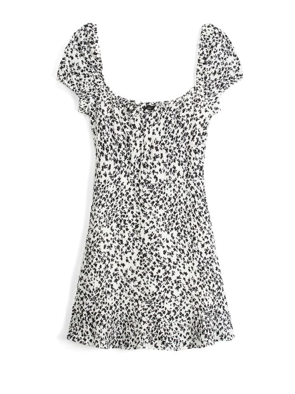 Bershka Bershka Рокля  черно / бяло