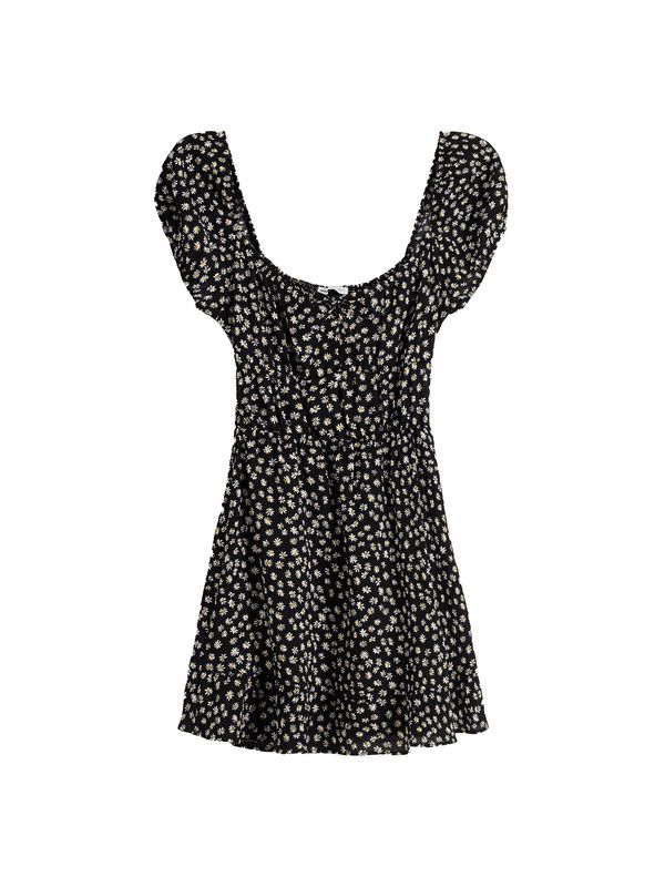 Bershka Bershka Рокля  черно / бяло