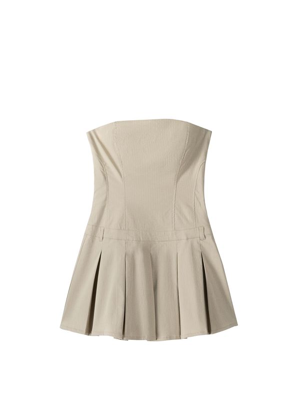 Bershka Bershka Рокля  цвят "пясък"