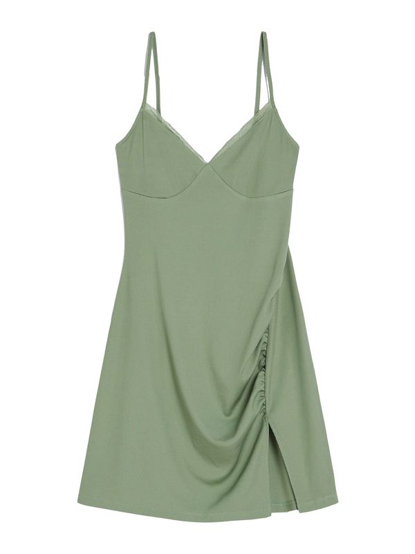 Bershka Bershka Рокля  маслина