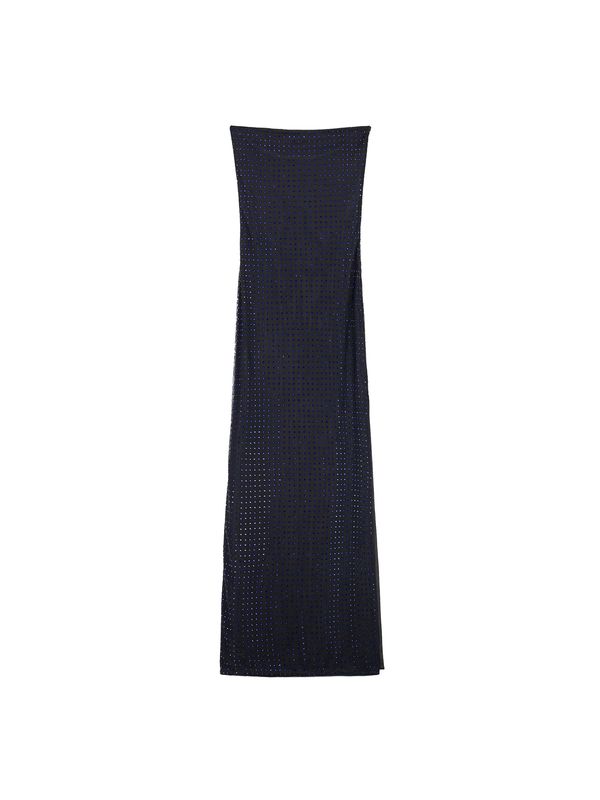 Bershka Bershka Рокля  нейви синьо / черно