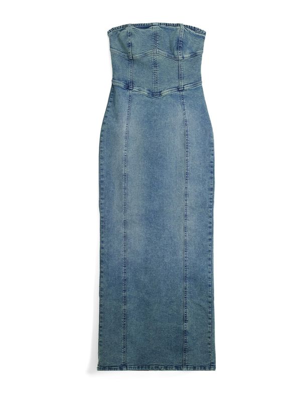 Bershka Bershka Рокля  син деним