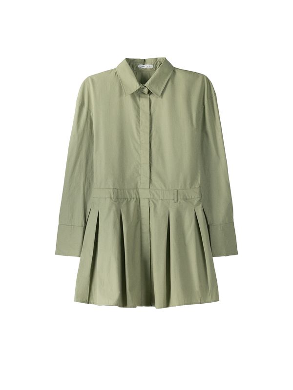 Bershka Bershka Рокля тип риза  каки