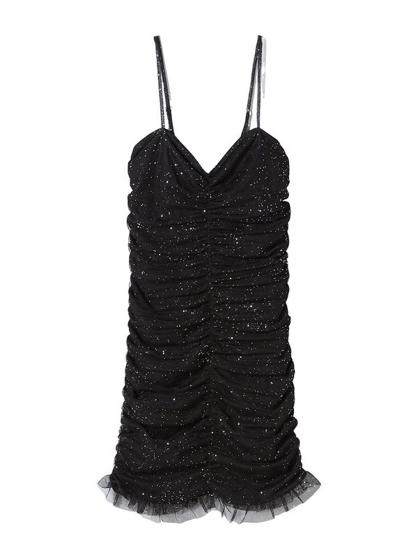 Bershka Bershka Рокля за коктейл  черно