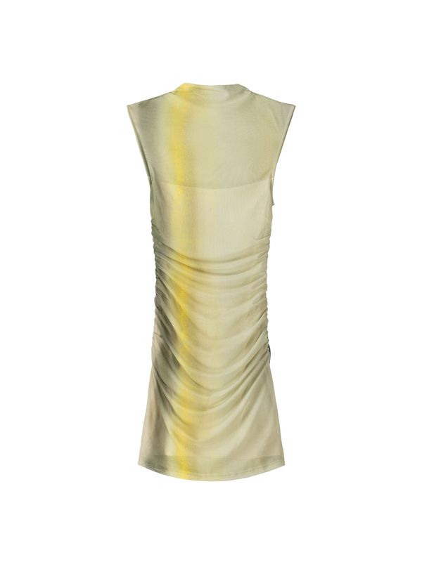 Bershka Bershka Рокля  жълто / каки / маслина