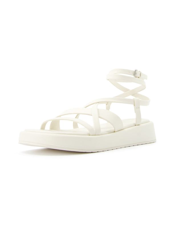 Bershka Bershka Сандали с каишка  естествено бяло