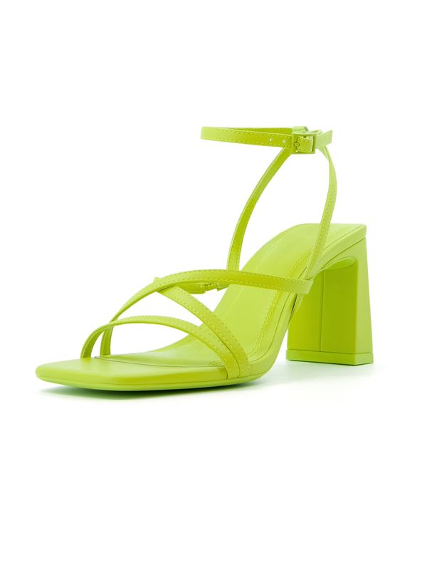 Bershka Bershka Сандали с каишка  зелено