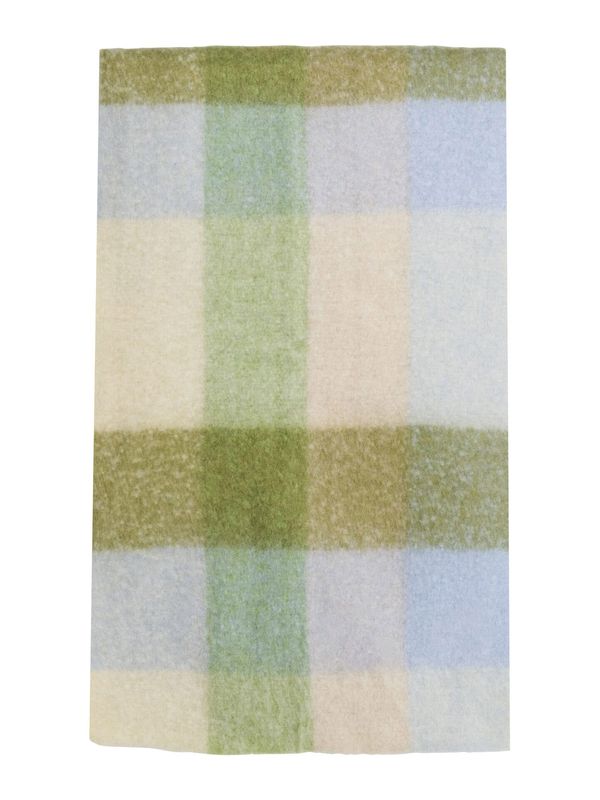 Bershka Bershka Шал  бежово / светлосиньо / ябълка