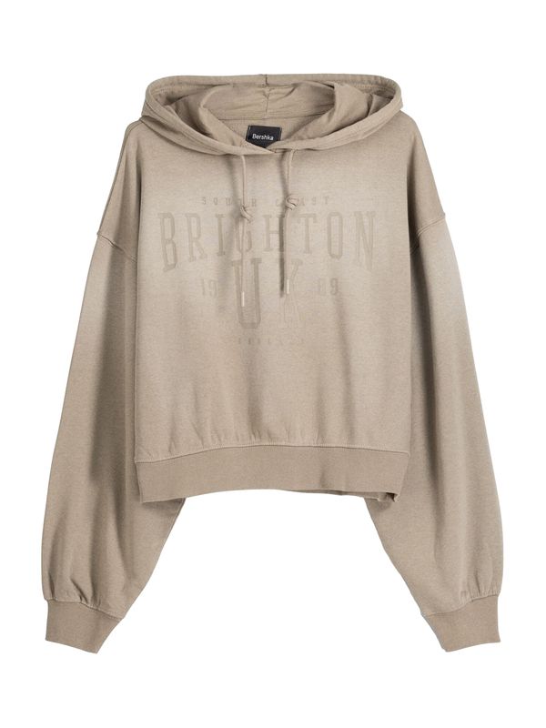Bershka Bershka Суичър  бежово
