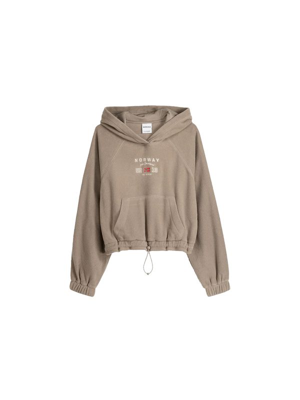 Bershka Bershka Суичър  бежово / сиво-бежово / червено / черно