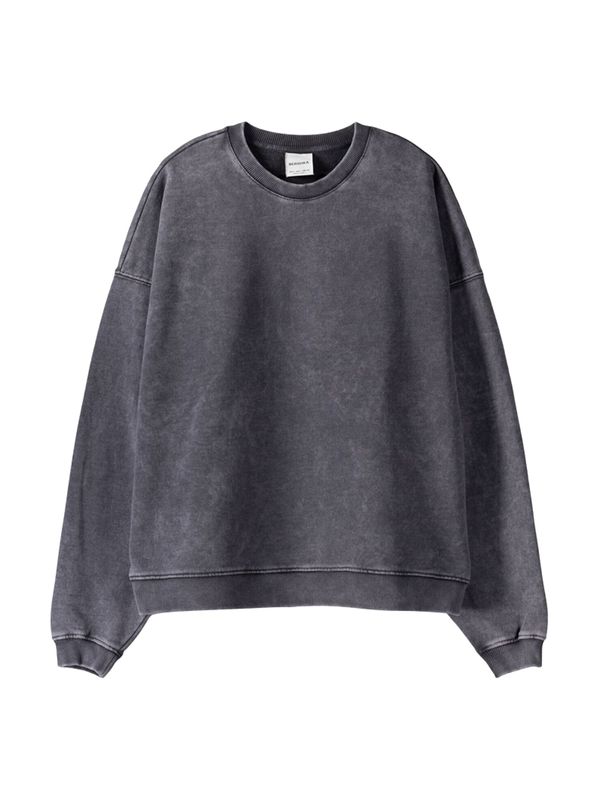 Bershka Bershka Суичър  черен меланж