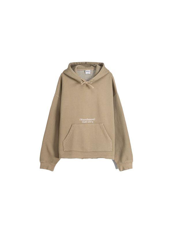 Bershka Bershka Суичър  цвят "пясък" / бяло