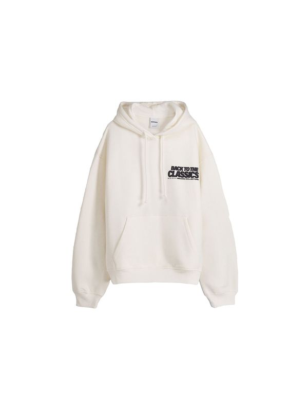 Bershka Bershka Суичър  екрю / сиво / черно