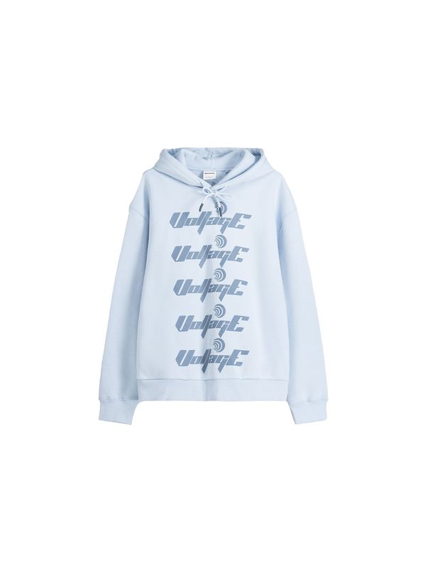 Bershka Bershka Суичър  гълъбово синьо / пастелно синьо