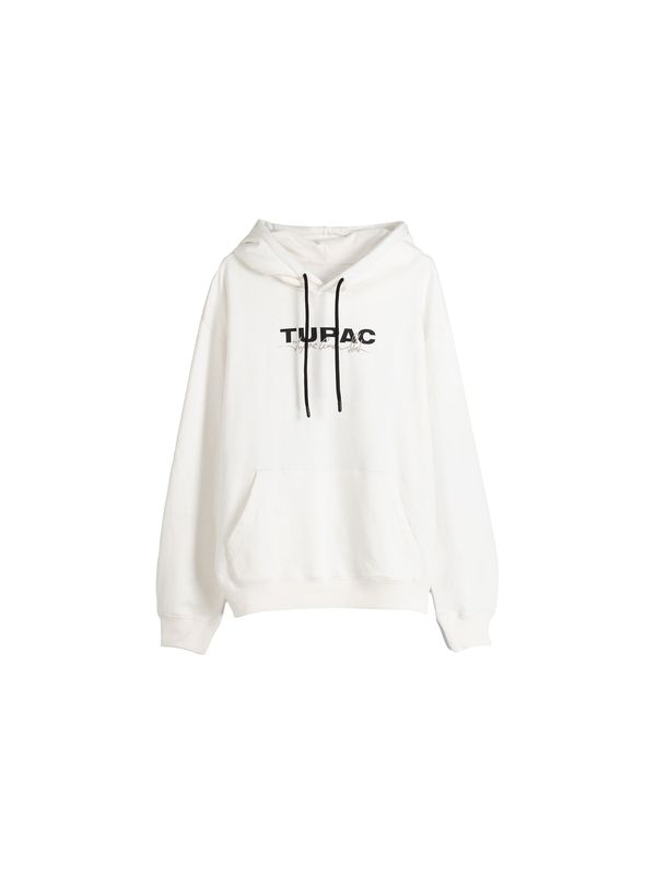 Bershka Bershka Суичър  сиво / черно / бяло