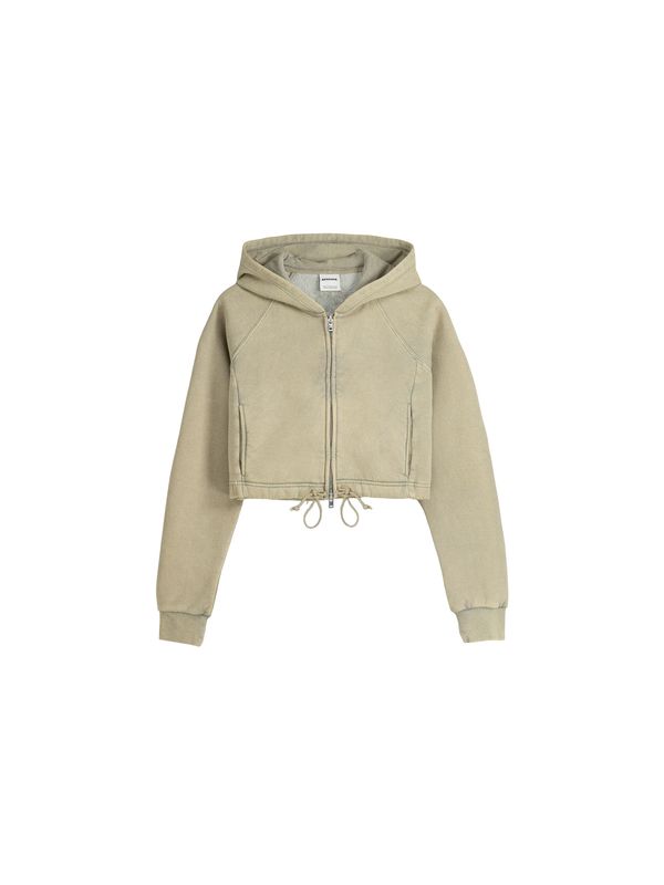 Bershka Bershka Суичъри с качулка  бежово