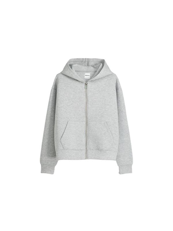Bershka Bershka Суичъри с качулка  сиво