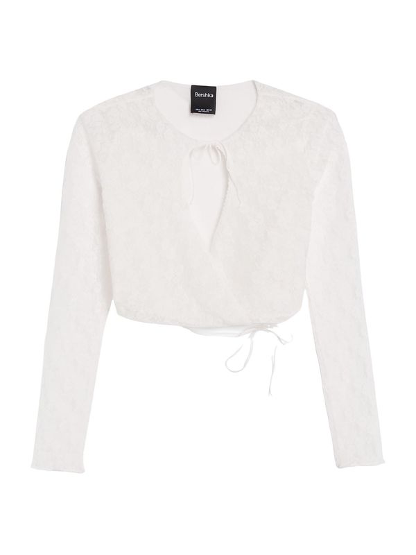 Bershka Bershka Тениска  бяло