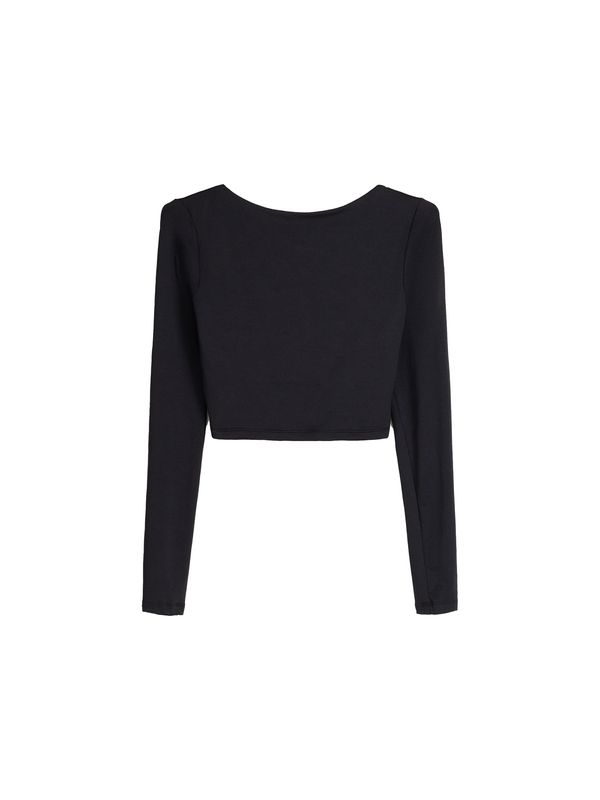 Bershka Bershka Тениска  черно