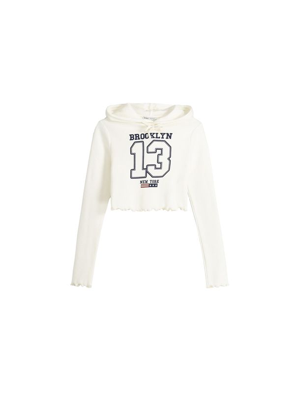 Bershka Bershka Тениска  черно / бяло