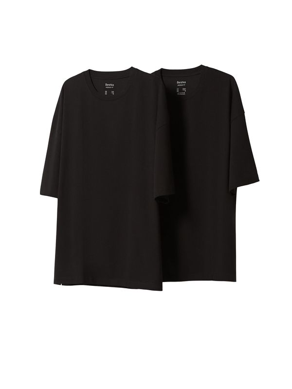 Bershka Bershka Тениска  черно