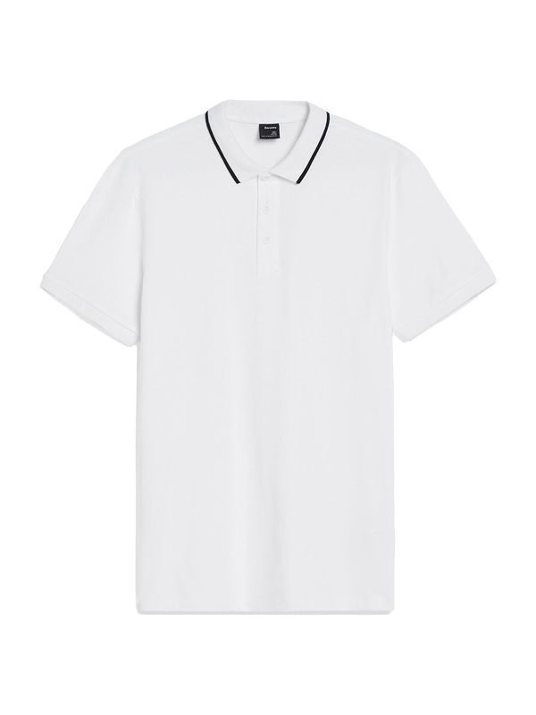 Bershka Bershka Тениска  черно / мръсно бяло