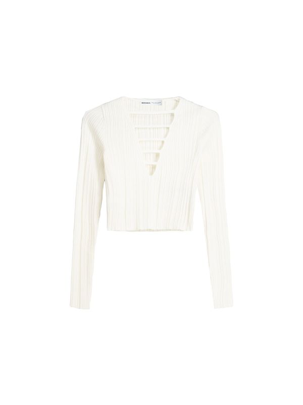 Bershka Bershka Тениска  екрю