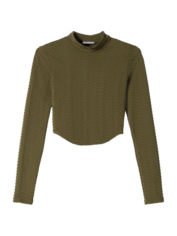 Bershka Bershka Тениска  каки