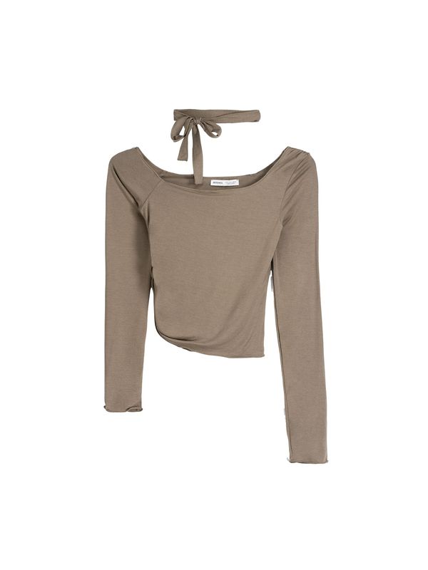 Bershka Bershka Тениска  каки