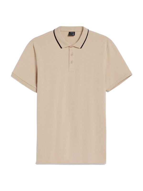 Bershka Bershka Тениска  камел / черно