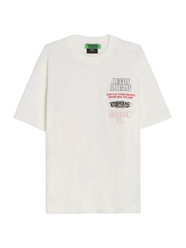 Bershka Bershka Тениска  огнено червено / черно / бяло