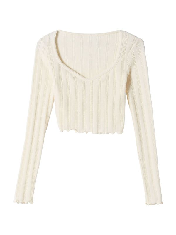 Bershka Bershka Тениска  пастелно жълто