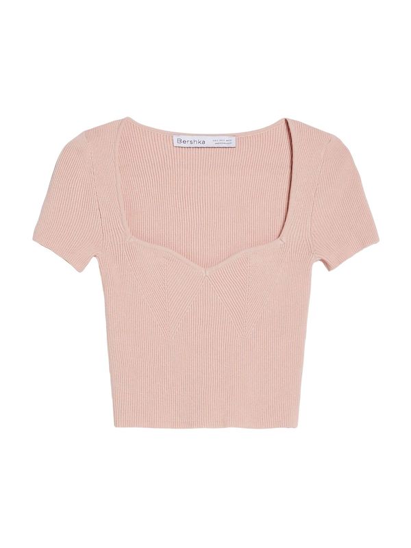 Bershka Bershka Тениска  пепел от рози