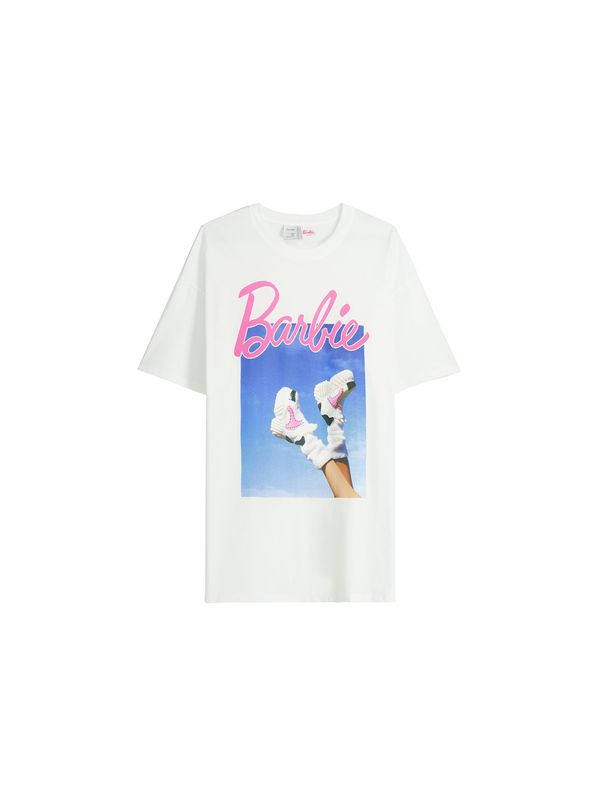 Bershka Bershka Тениска  синьо / розово / черно / бяло