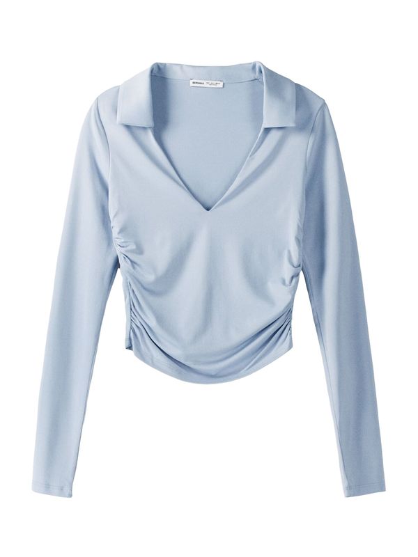 Bershka Bershka Тениска  светлосиньо