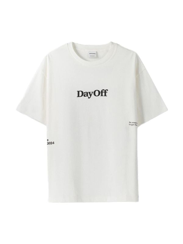 Bershka Bershka Тениска  жълто / черно / мръсно бяло