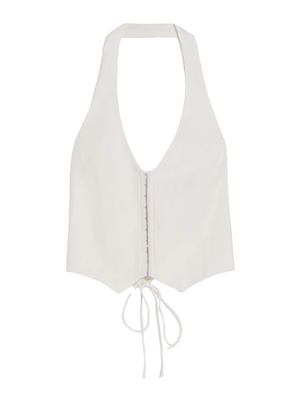 Bershka Bershka Топ  мръсно бяло