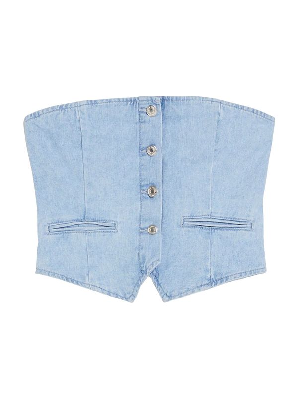 Bershka Bershka Топ  син деним