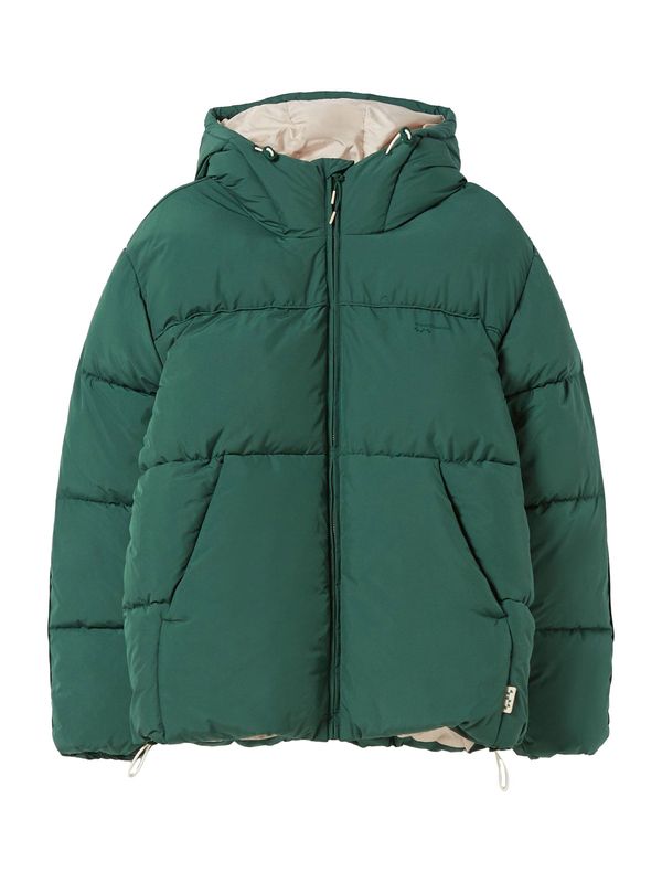 Bershka Bershka Зимно яке  смарагдово зелено