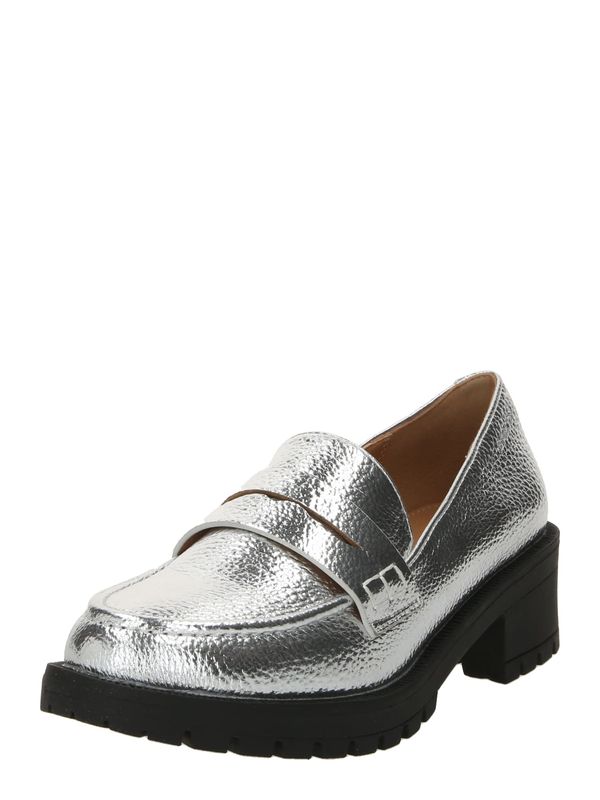 Bianco Bianco Пантофи 'Pearl'  сребърно