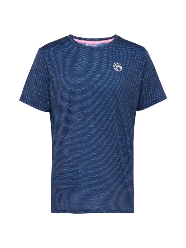 BIDI BADU BIDI BADU Функционална тениска 'Beach Spirit'  тъмносиньо / бяло