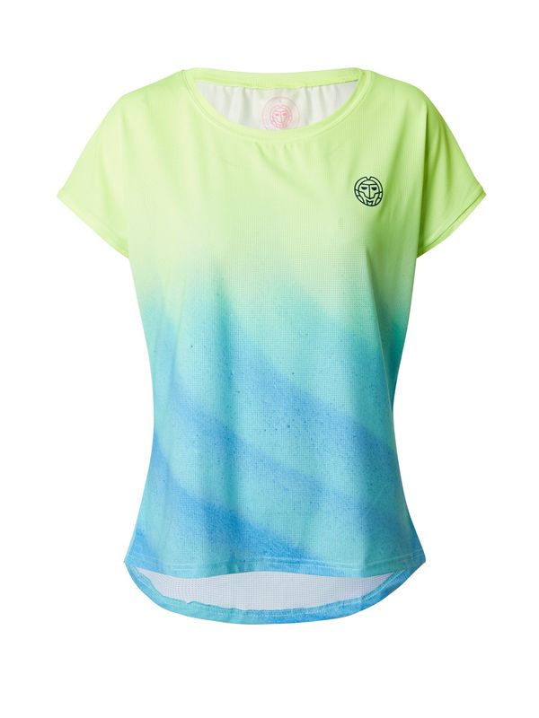 BIDI BADU BIDI BADU Функционална тениска 'Beach Spirit'  тюркоазен / жълто