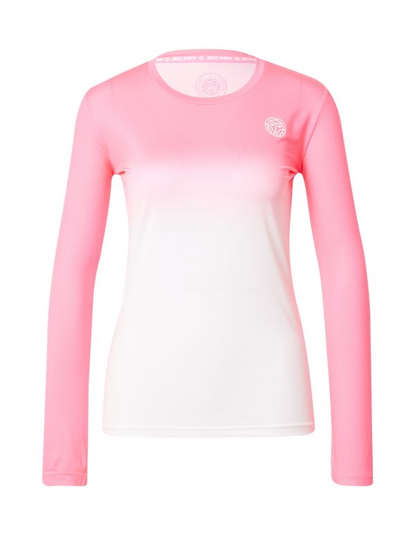 BIDI BADU BIDI BADU Функционална тениска  розово / бяло