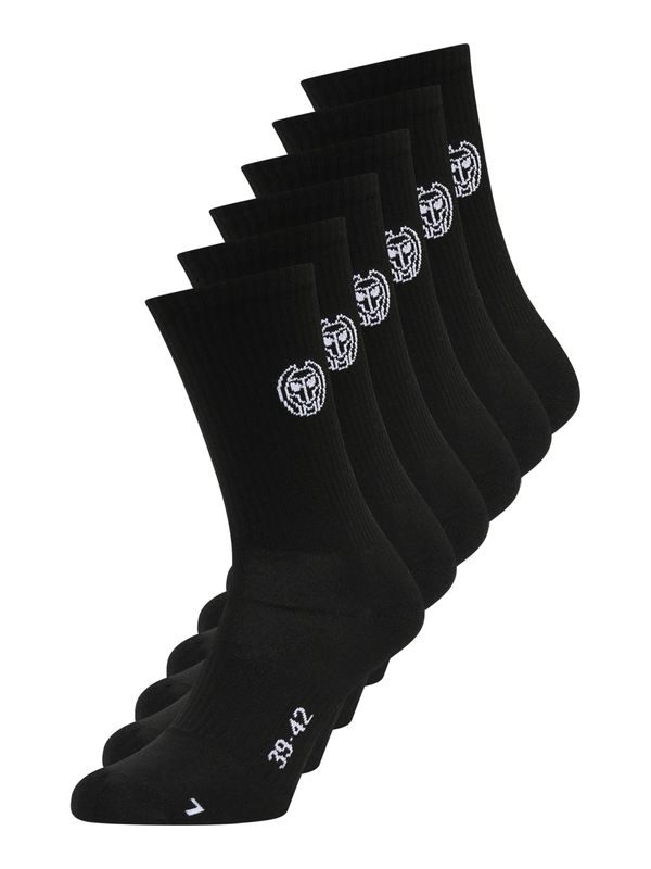 BIDI BADU BIDI BADU Къси чорапи 'Don Carlito'  черно / бяло