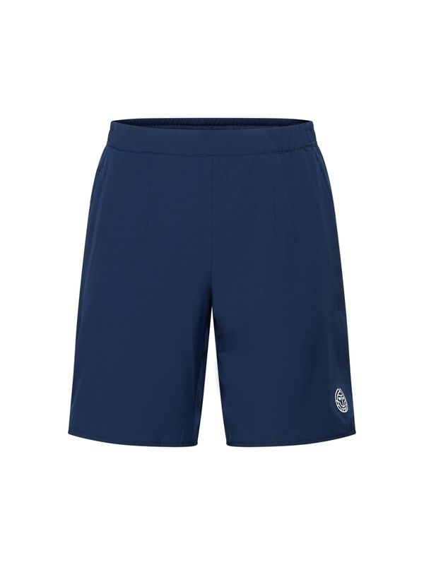 BIDI BADU BIDI BADU Спортен панталон 'Pure Wild'  тъмносиньо / бяло