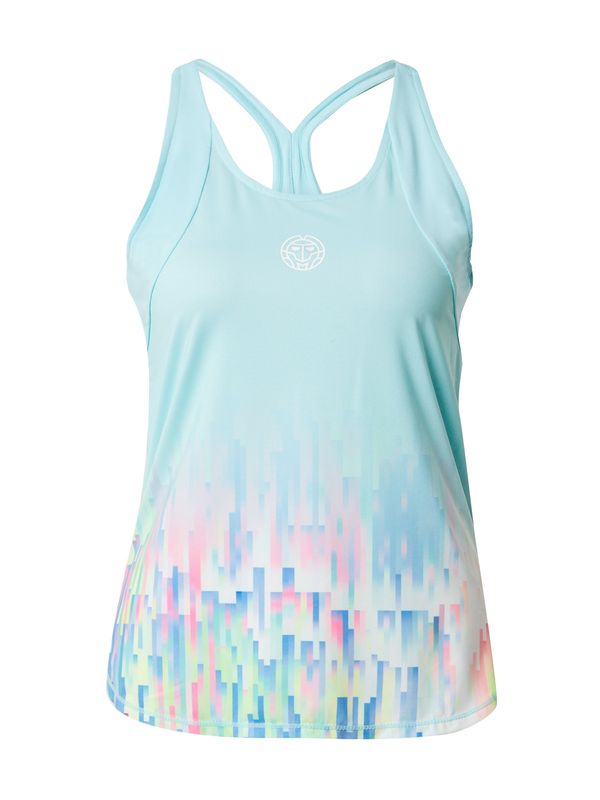 BIDI BADU BIDI BADU Спортен топ 'Melbourne 2024'  нейви синьо / пастелно синьо / лайм / розово