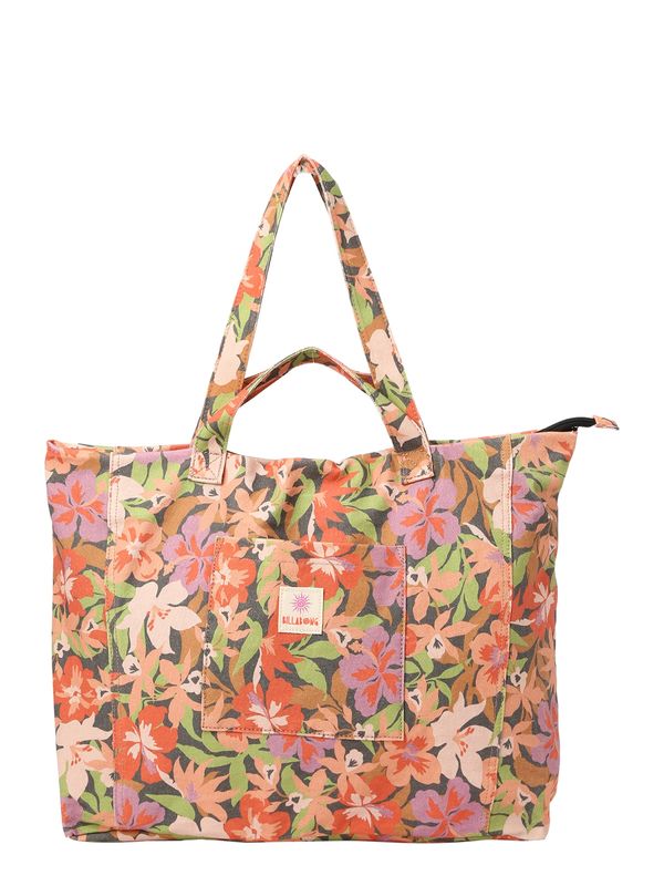 BILLABONG BILLABONG "Чанта тип ""Shopper"""  зелено / кайсия / бледорозово / черно