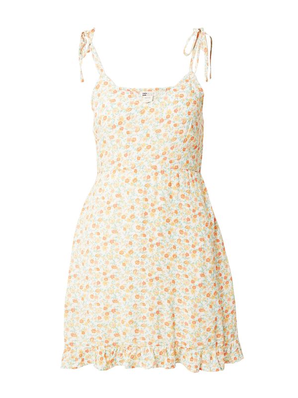 BILLABONG BILLABONG Рокля 'HEART BREAKER'  жълто / мента / тъмно коралово / бяло