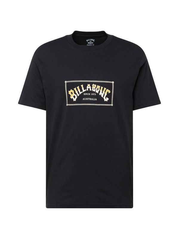 BILLABONG BILLABONG Тениска 'ARCH'  жълто / черно / бяло